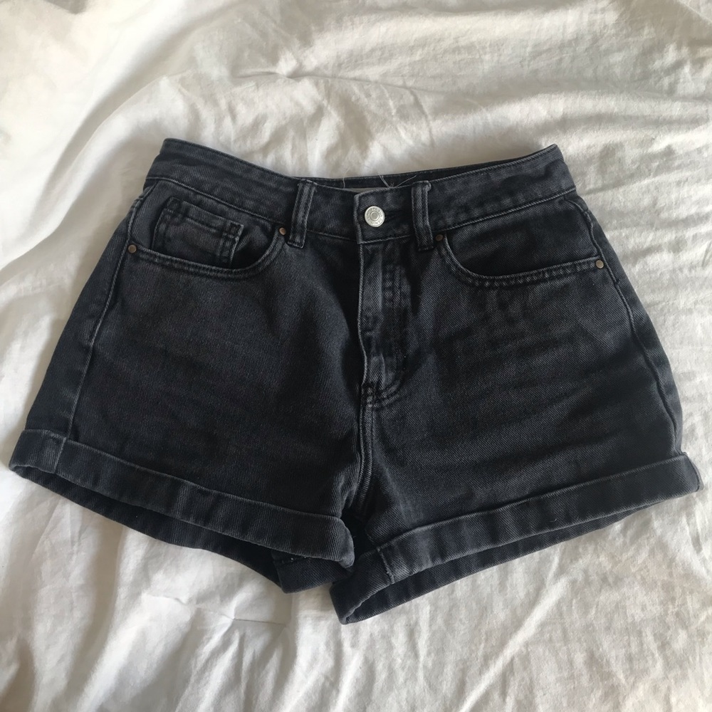 pacsun black mom shorts - Picture 2 of 4